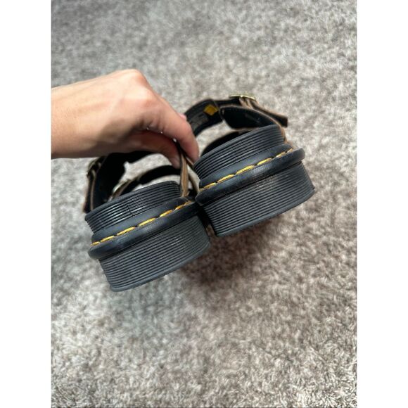 Dr. Martens Myles Platform Slide Sandal Tan Nubuck Slip on Shoes Women’s Size 7 - Picture 11 of 11